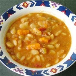 Luscious Lima Bean Soup recipe