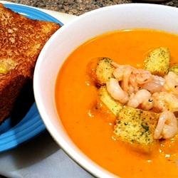 Spicy Red Bell Pepper Soup recipe
