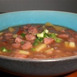 Black Bean, Sausage, and Sweet Potato Soup recipe