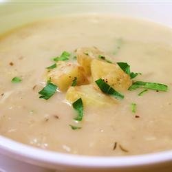 Roasted Garlic Potato Soup recipe