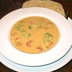 Broccoli Crawfish Cheese Soup recipe