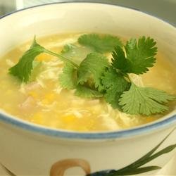 Velvety Chicken Corn Soup recipe