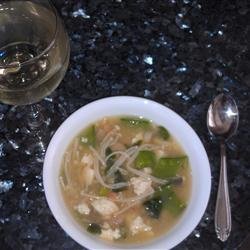Chinese Shrimp and Tofu Soup recipe