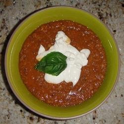 Spicy Tomato and Lentil Soup recipe