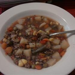 Hobo Beef and Vegetable Soup recipe