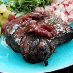 Flank Steak With Red Wine Sauce recipe