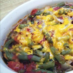 Scalloped Green Beans and Tomatoes recipe