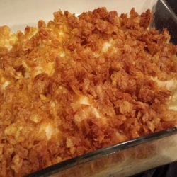 Cheesy Potatoes With Crunch Topping recipe