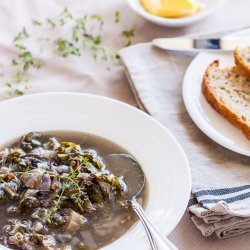 Mushroom and Lentil Soup recipe
