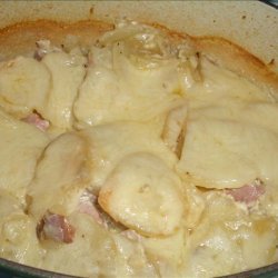Sunday Supper Scalloped Potatoes With Ham recipe