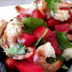 Grilled Shrimp With Portabellas recipe