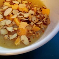 Applesauce With Cheddar Cheese and Toasted Almonds for 2 recipe