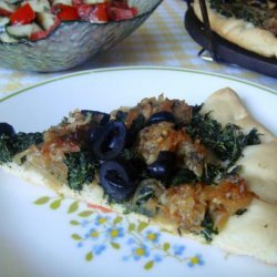 Clean Eating Pissaladiere With Spinach recipe