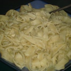 Homemade Cilantro & Minced Onion Noodles recipe