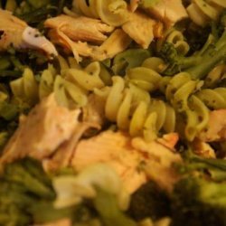 Broccoli Pasta With Salmon recipe