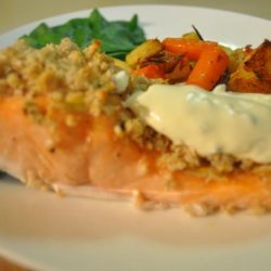 Mustard Crusted Salmon (For the Toaster Oven) recipe