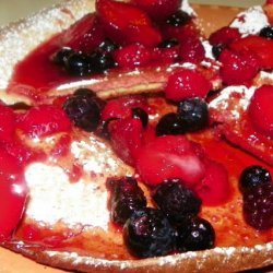 German Pancake With Marinated Berries recipe