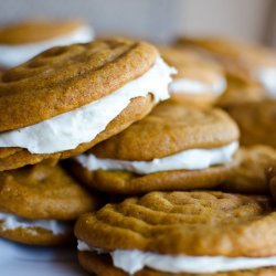 Pumpkin Whoopie Pies With Cream Cheese Filling recipe