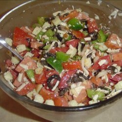 Pepperoni Pizza Salad recipe