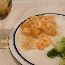 Sweet and Sour Shrimp Casserole (Microwave) recipe