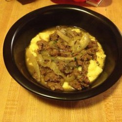 Sausage and Fennel Ragout With Creamy Polenta recipe