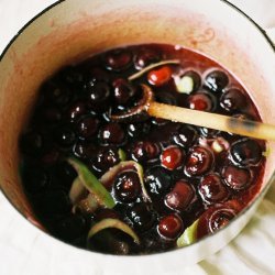 Cherry Rhubarb Jam recipe