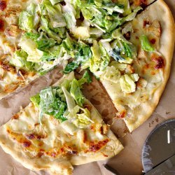 Chicken Caesar Salad Pizza recipe