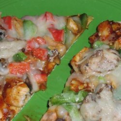 Low Fat Barbecue Chicken Pizza recipe