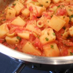 Provencale Potato Ragout With Green Olives recipe