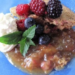 Maple Berry Pudding Cake recipe