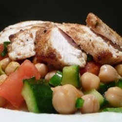 Chickpea Salad With Chicken Breast recipe