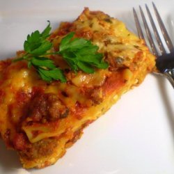 Our Favorite No Boil Lasagna recipe
