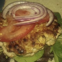 Bacon, Dijon Mustard & Green Onion Stuffed Burger recipe