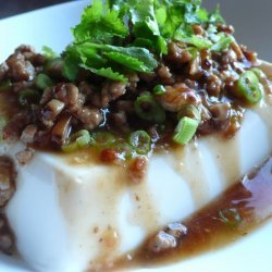 Steamed Tofu With Minced Pork recipe