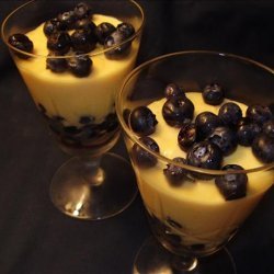 Blueberries with Orange Cream recipe