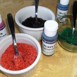 Colored Sanding Sugar for Cookie & Cupcake Decorating recipe