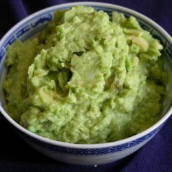 Guacamole With Green Chili Peppers recipe