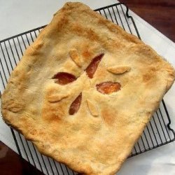Delightfully Sparkly Peach Pie Longmeadow Farm recipe