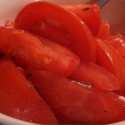 Marinated Tomatoes With Lemon recipe