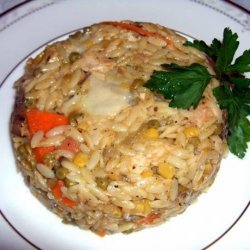 Stove Top Tuna Noodle With Orzo (Reduced Fat) recipe