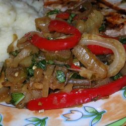 Braised Fennel With Onions and Peppers recipe