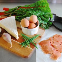 Shirred Eggs With Smoked Salmon recipe