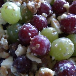 Grape Salad With Walnuts and Bleu Cheese recipe