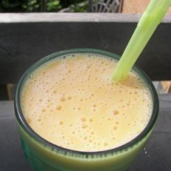 Orangy Cantaloupe Milk Shake recipe