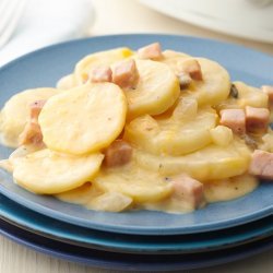 Cheesy Potatoes and Ham recipe