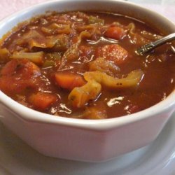 Cabbage, Tomato and Vegetable Soup recipe