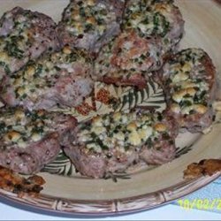 Pork Medallions With Blue Cheese-Chive Stuffing recipe