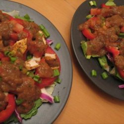 Ww 5 Points - Fajita Salad With Salsa Vinaigrette recipe