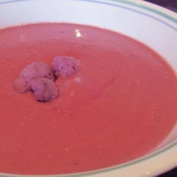 Purple Passion Soup! Cauliflower and Potato Soup recipe