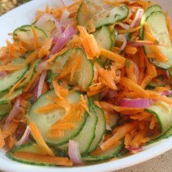 Cucumber and Carrot Salad recipe